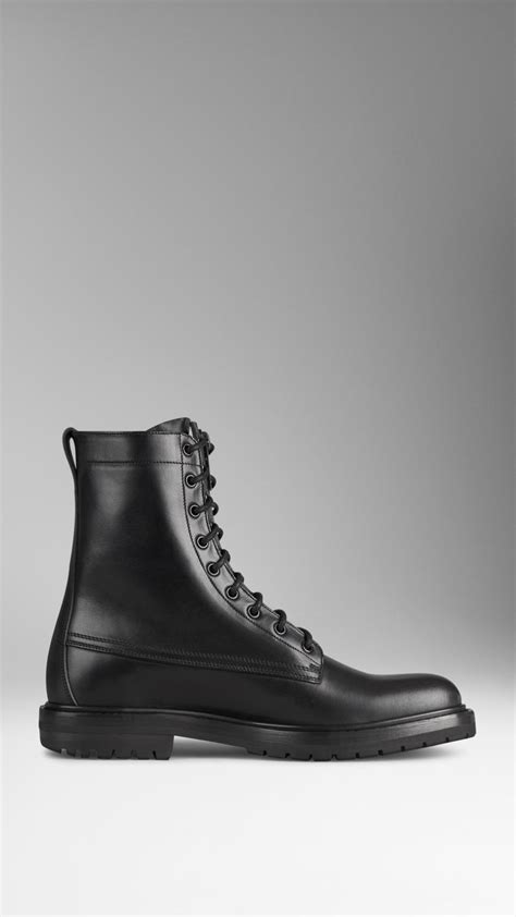 burberry short boots|Burberry military boots.